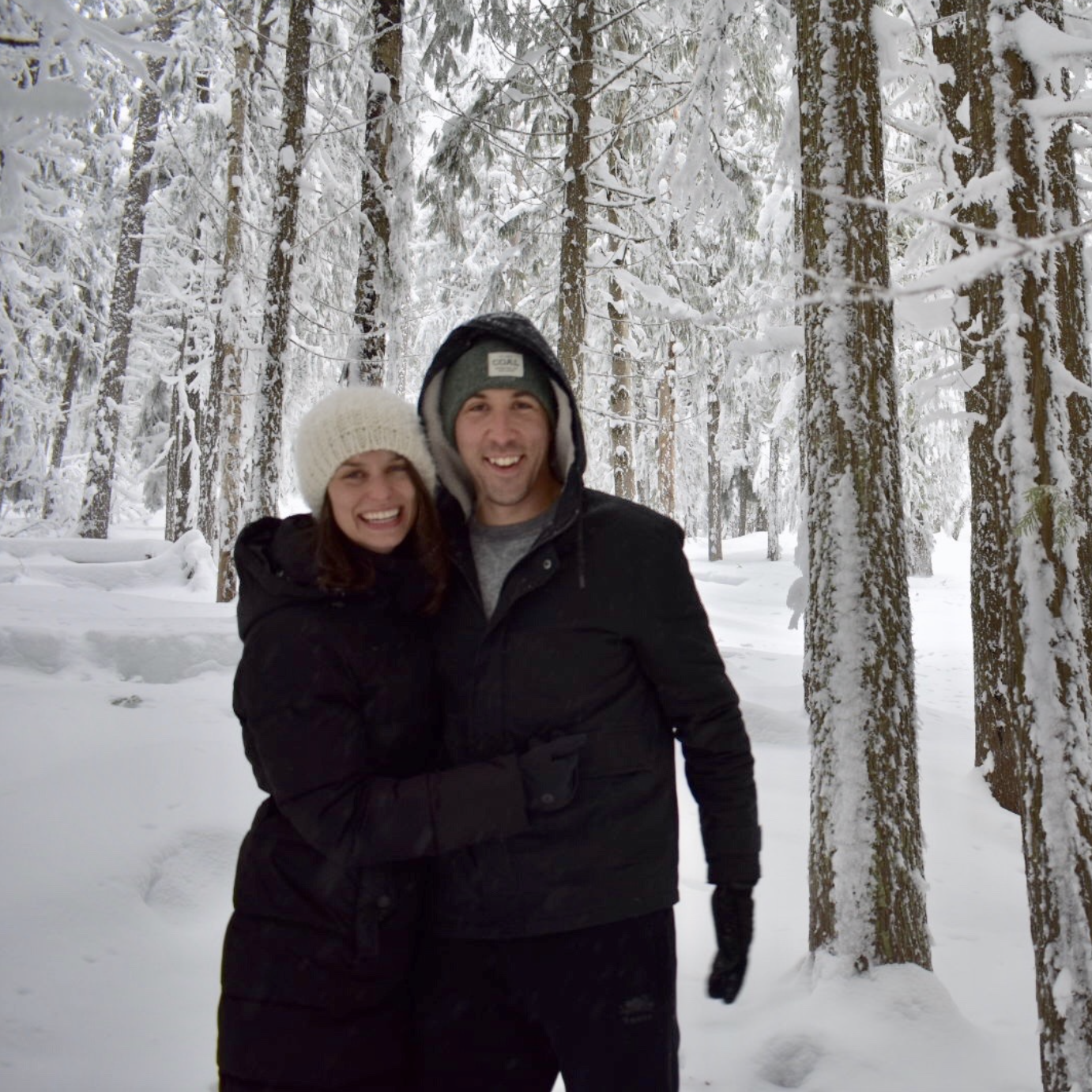 snowshoeing through the Canadian interior