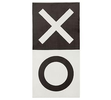 The Emily & Meritt X & O Print Beach Towel