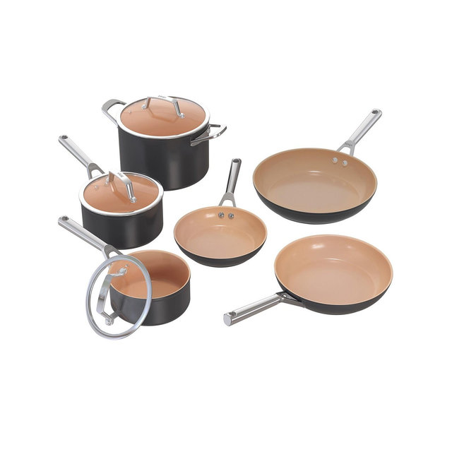 Ninja Extended Life Premium Ceramic 9-Piece Cookware Set
