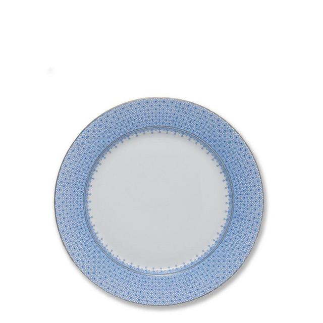 Mottahedeh Bread and Butter Plate, Cornflower Lace