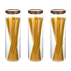 Glass Storage Containers Set of 3, 54 OZ