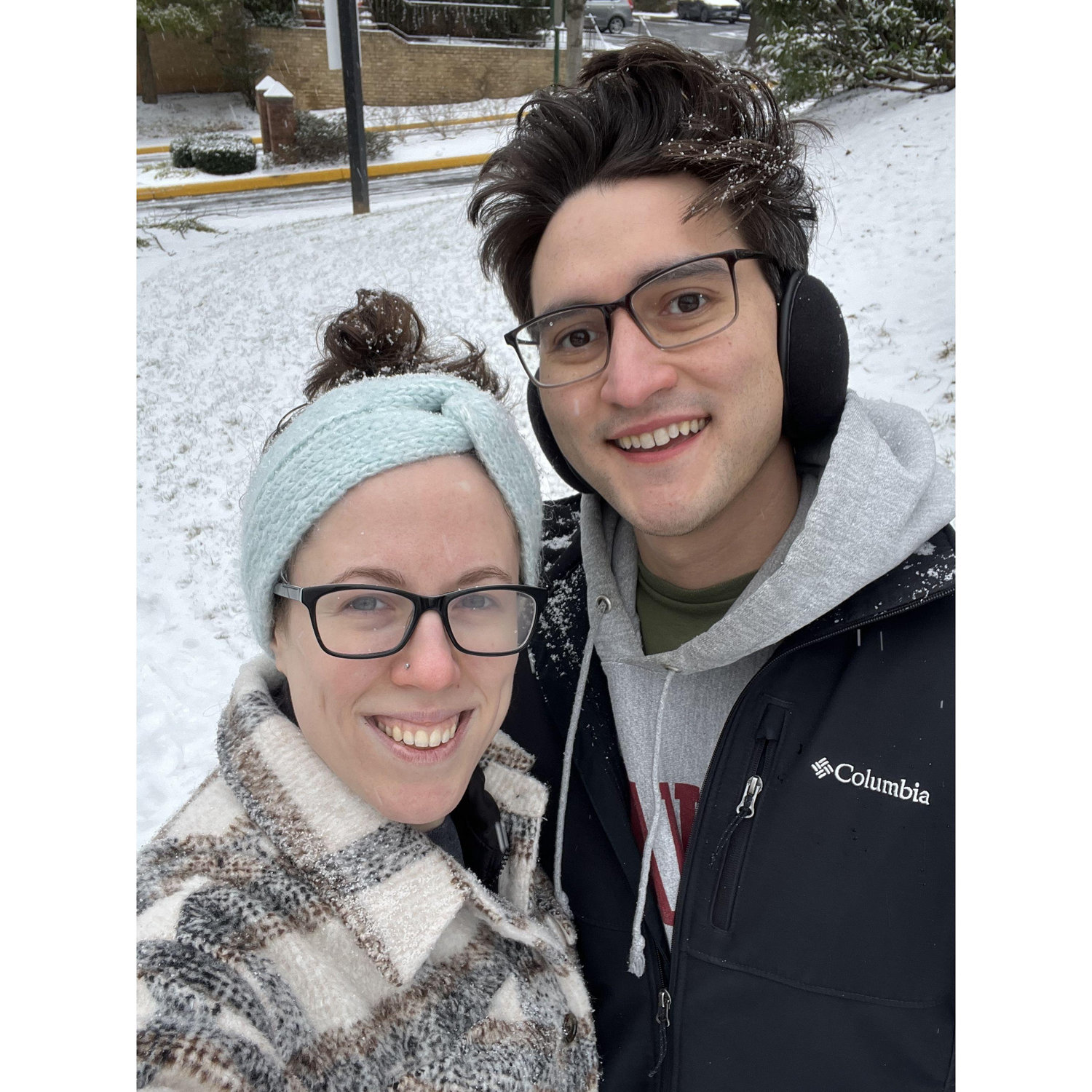 A snowy day in our neighborhood