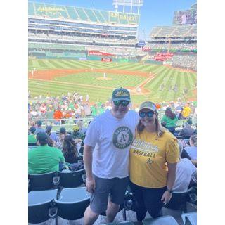 Ed's first A's game