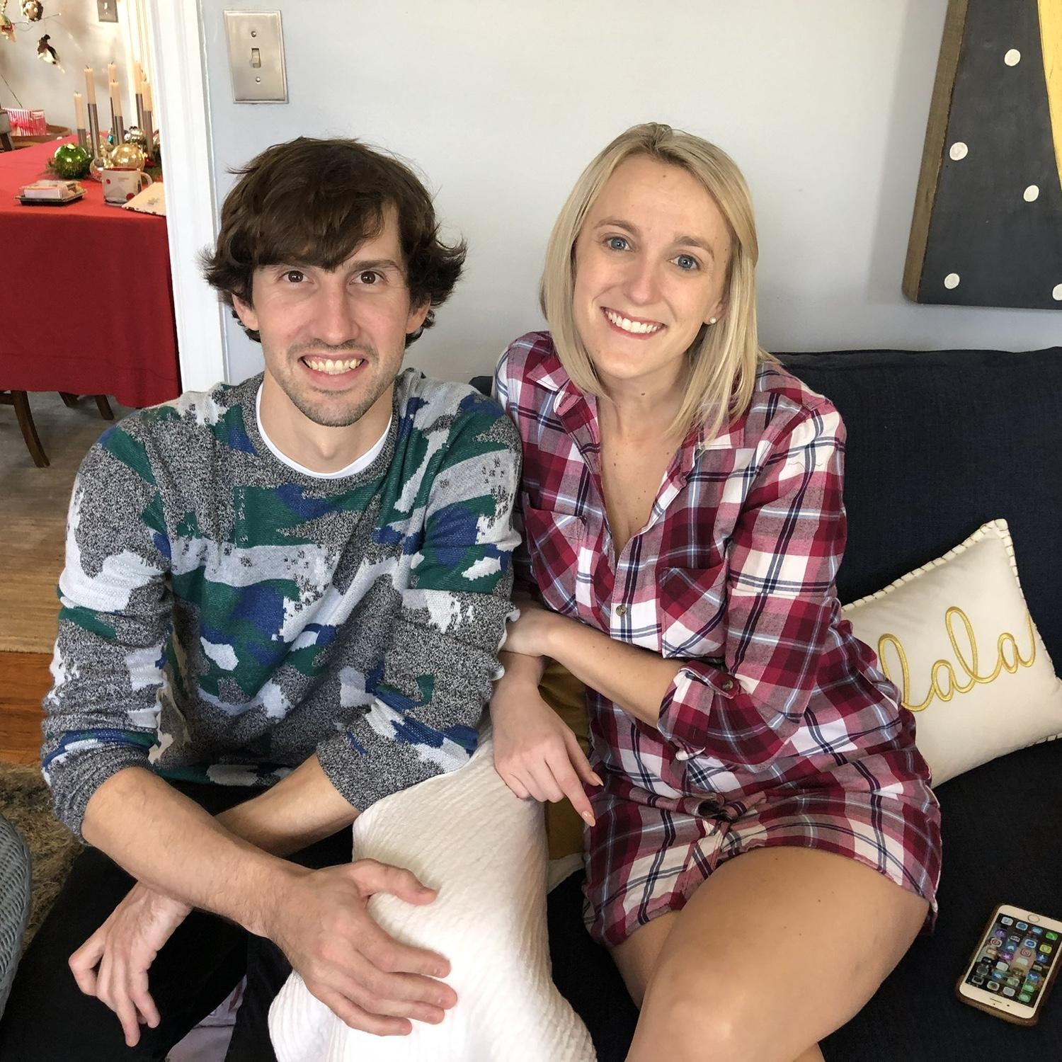 Christmas at the Winslow’s (before we were dating)