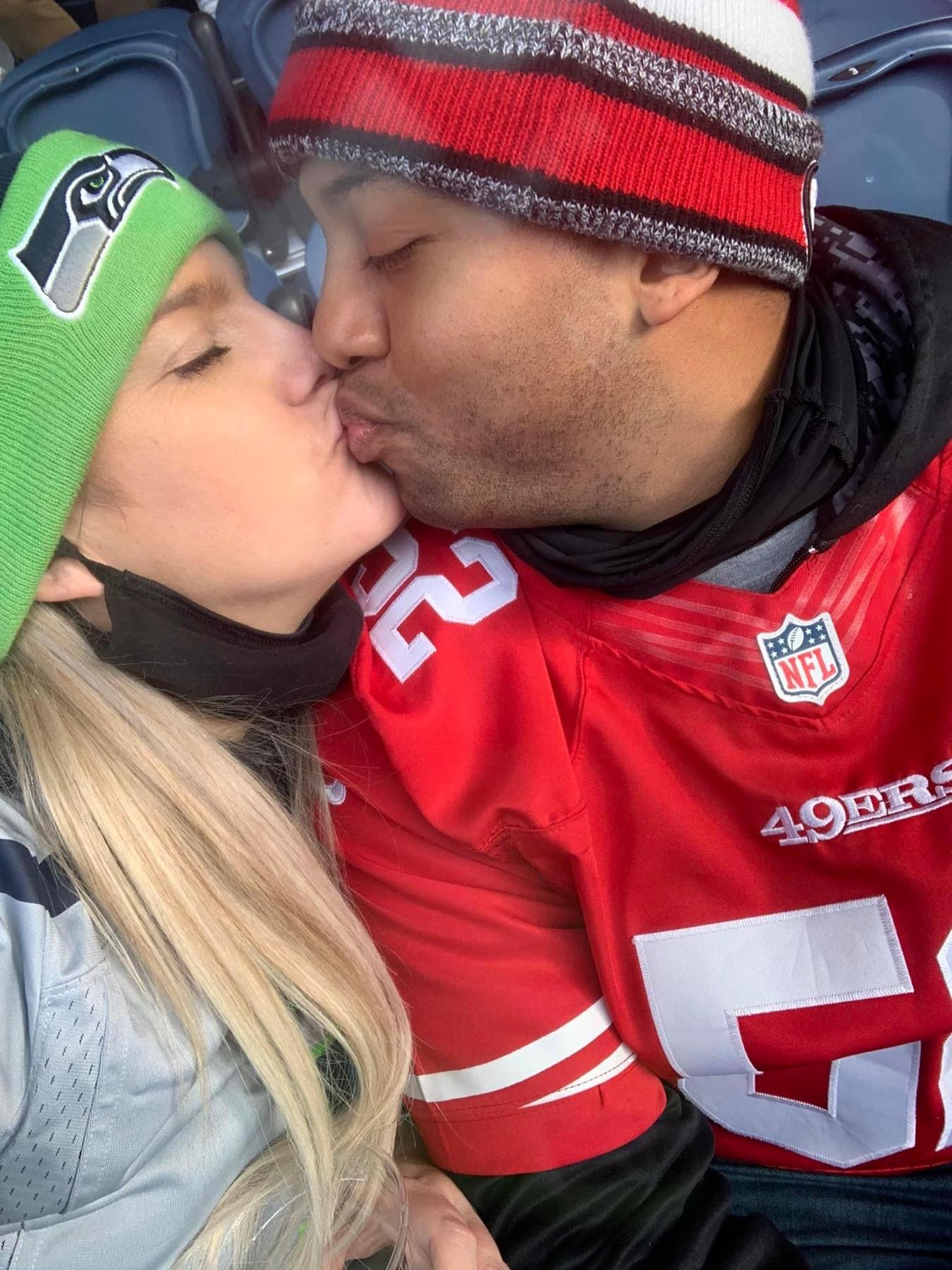 Our second football game together. 
Seahawks vs 49ers 2021