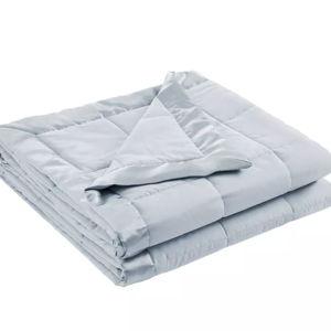 Madison Park Windom Lightweight Down Alternative Bed Blanket with Satin Trim
