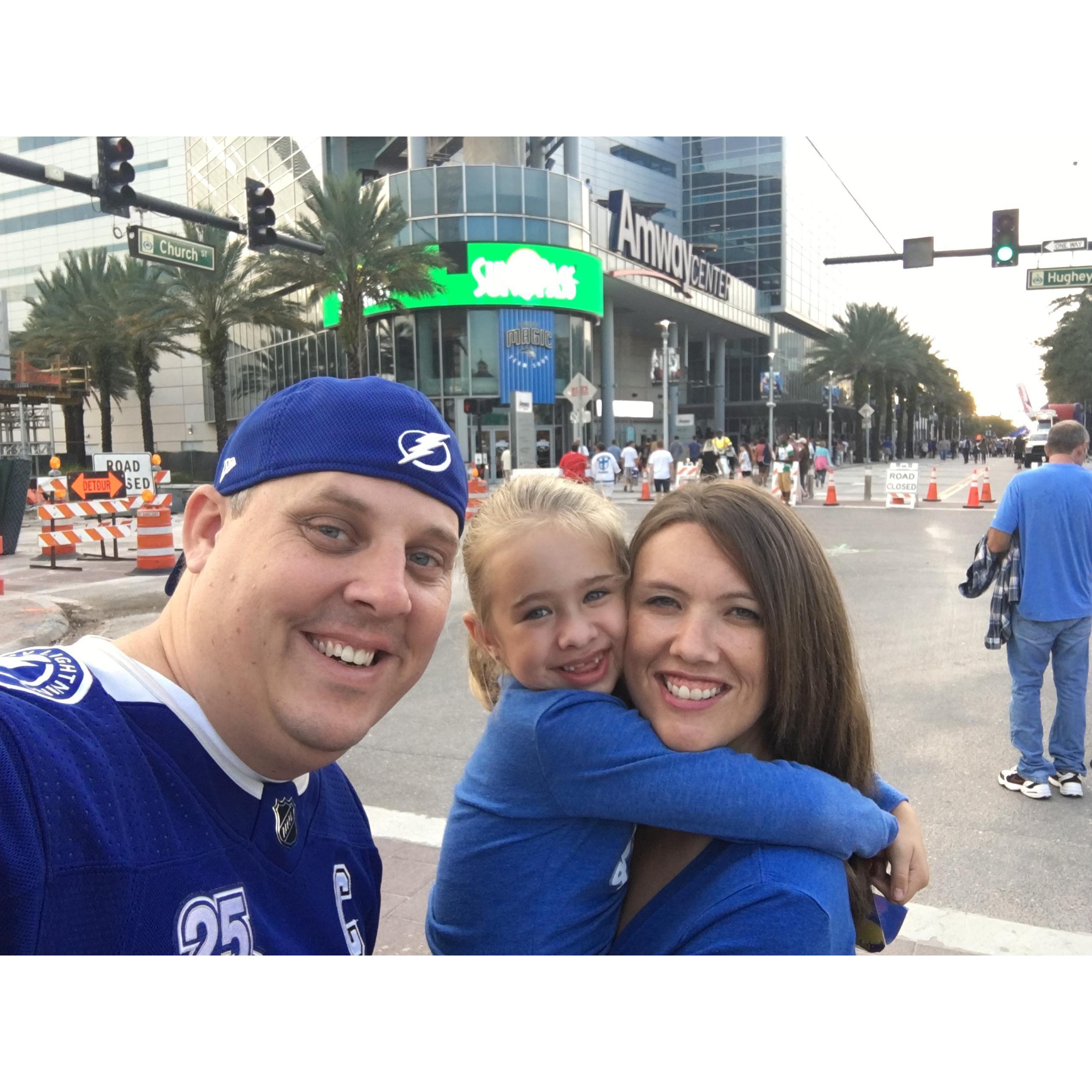 Lightning Preseason Game in Orlando