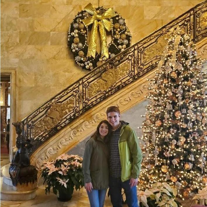 Newport Mansions at Christmas
