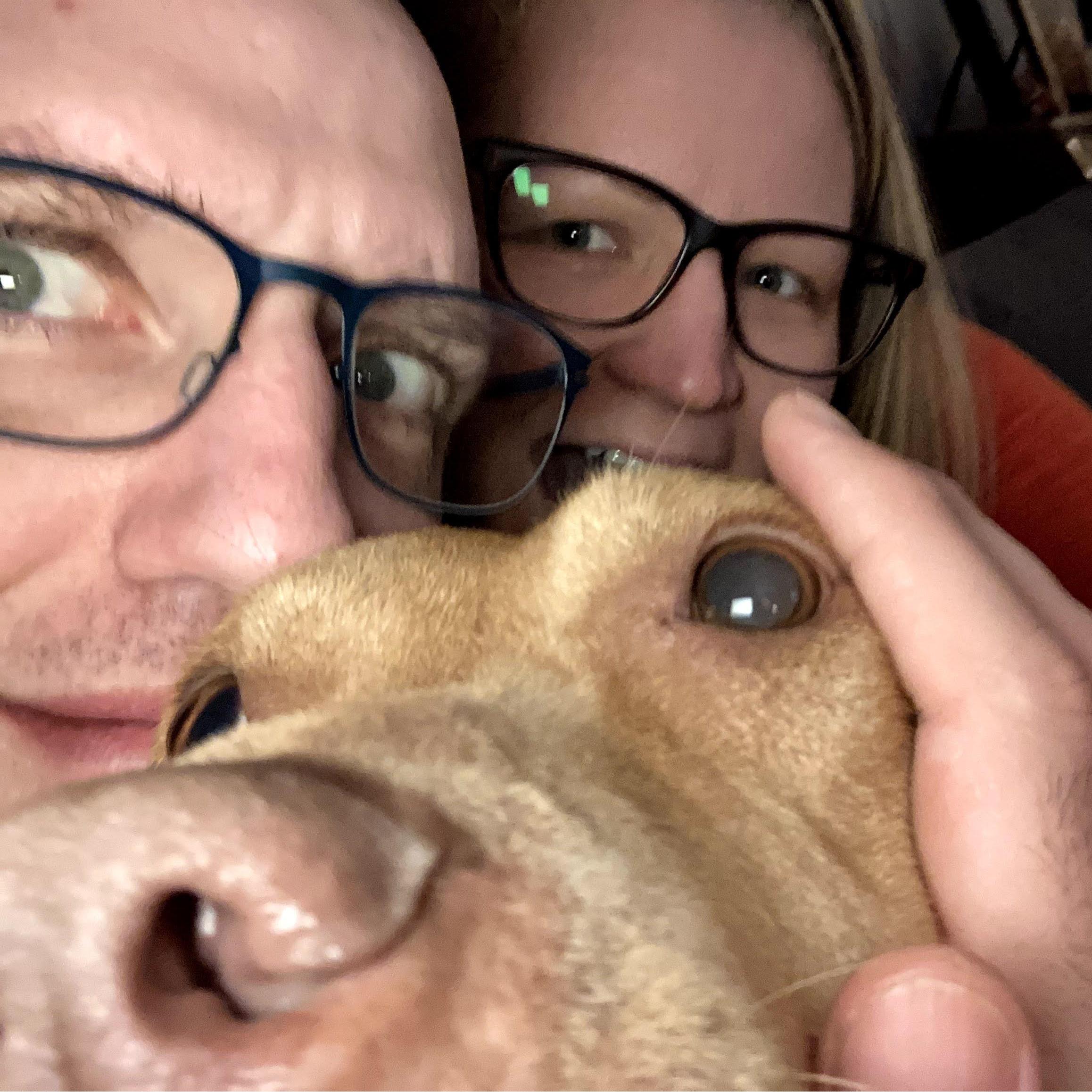 We met Anna the dog in February 2021 and took her home soon after. We love her so much and are so grateful for our little family!