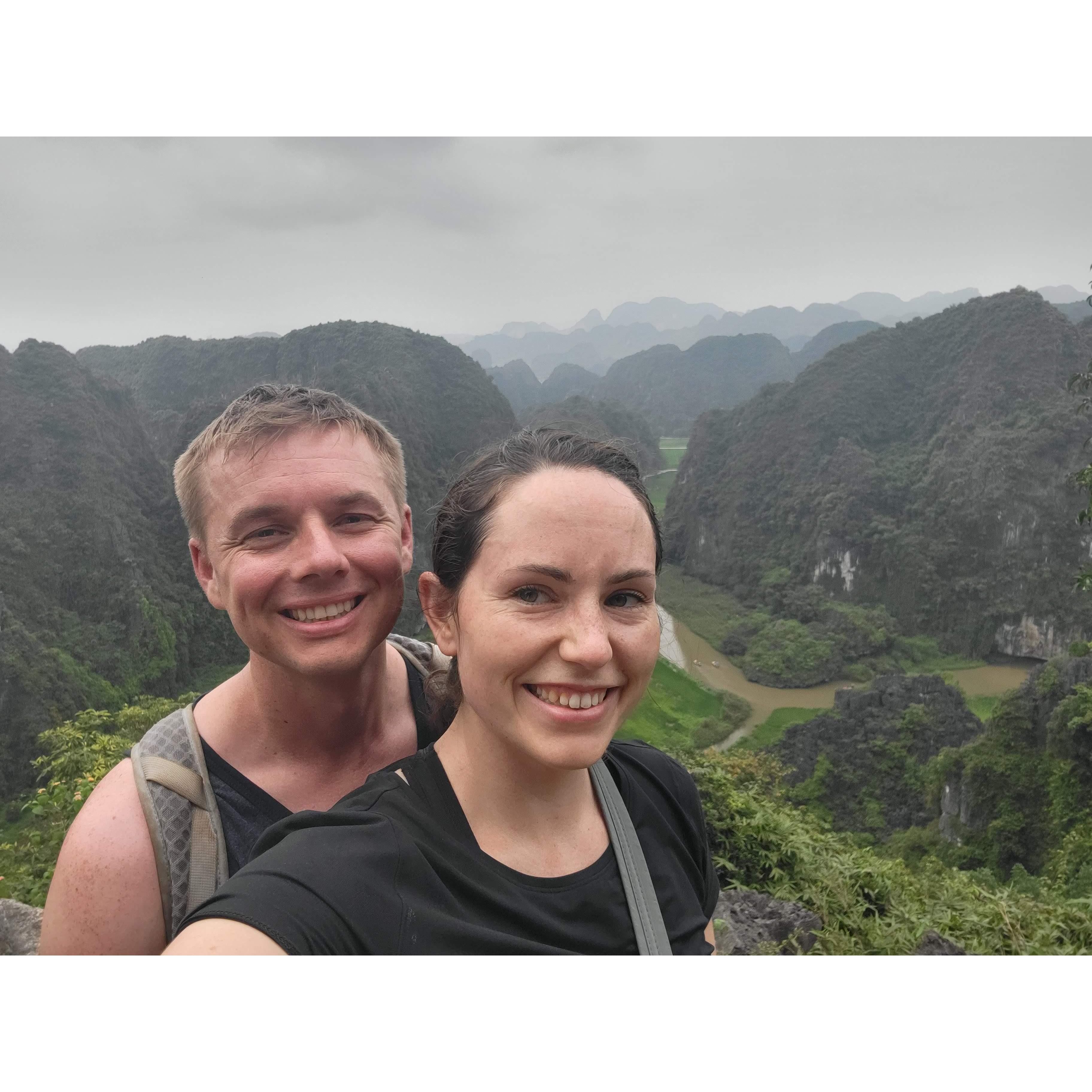 Lying Dragon Mountain in Ninh Binh, Vietnam