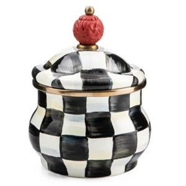 Courtly Check Lidded Sugar Bowl