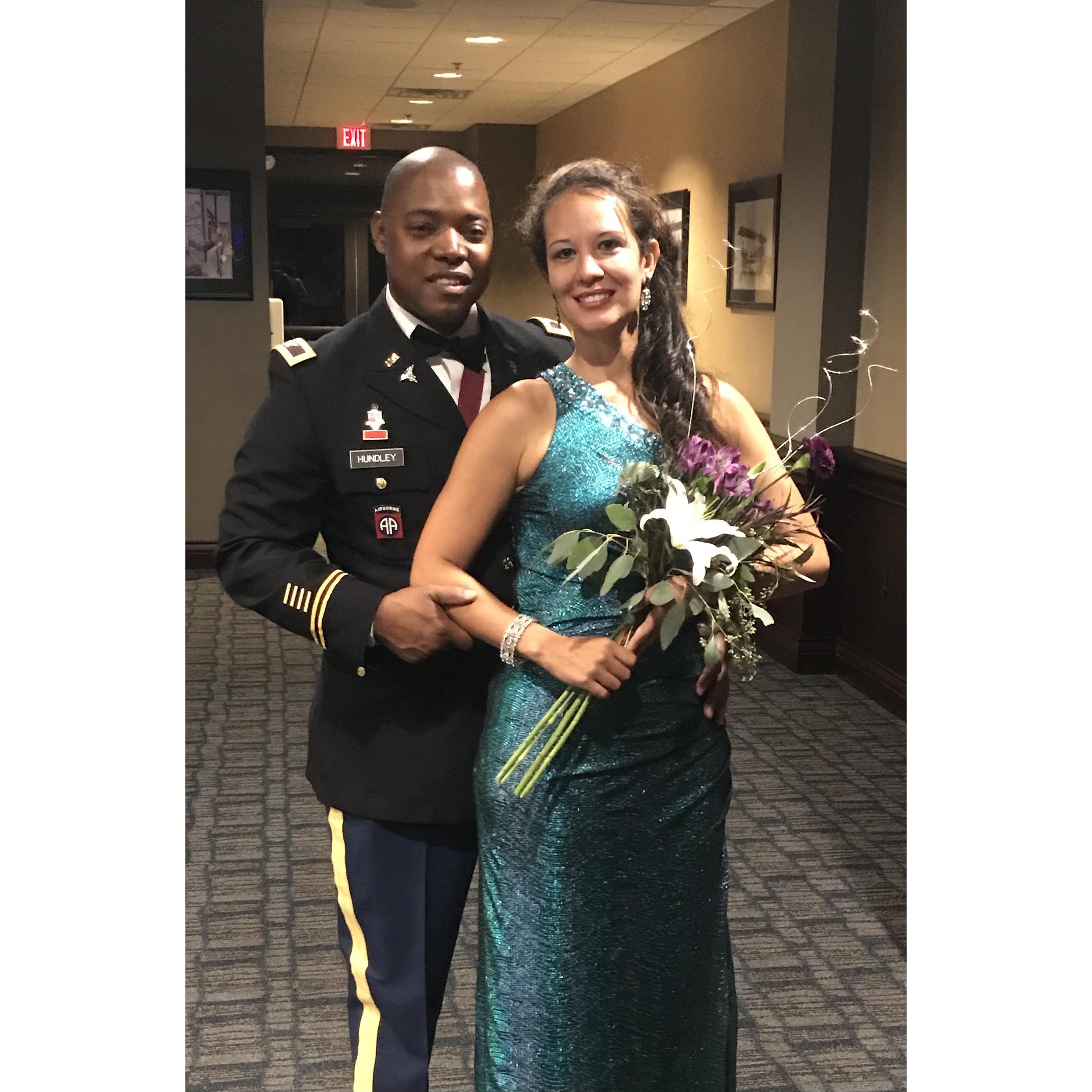 Our first military ball at USTRANSCOM  (October 2017)