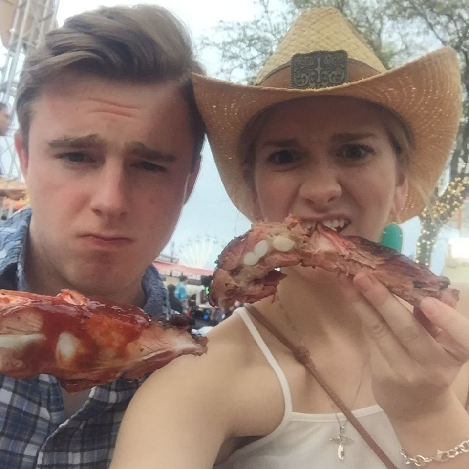 Our first trip together to the Houston Rodeo