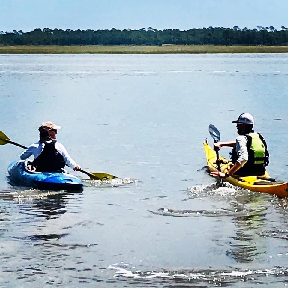 Kayaking the intracoastal waterway