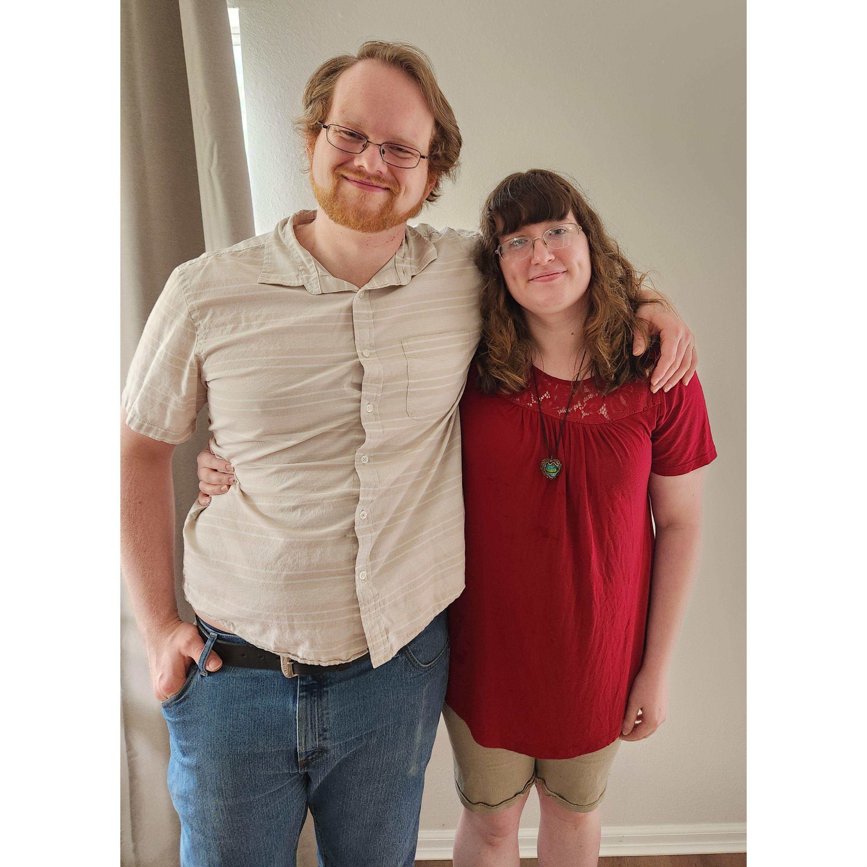 Got this picture taken so I (Ashley) could use it in a surprise present later.
