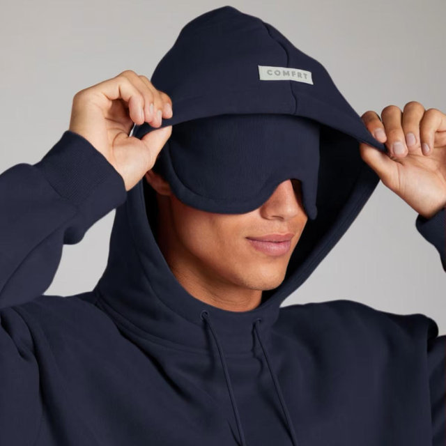 Navy/L Comfort Travel Hoddie