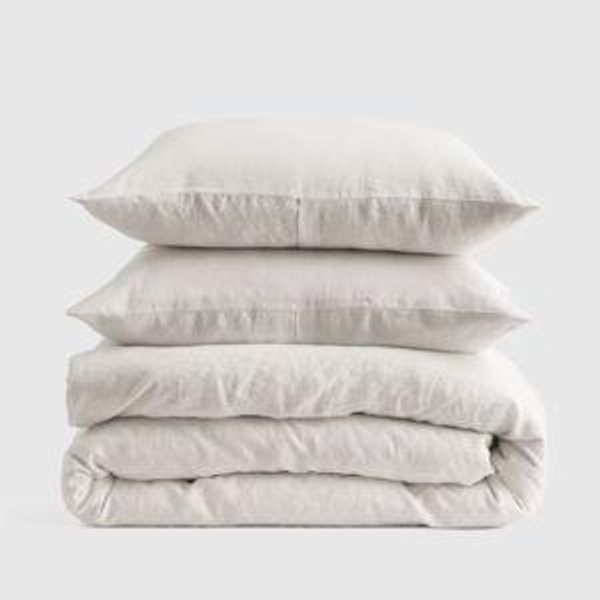 European Linen Duvet Cover Set - King/Cal King