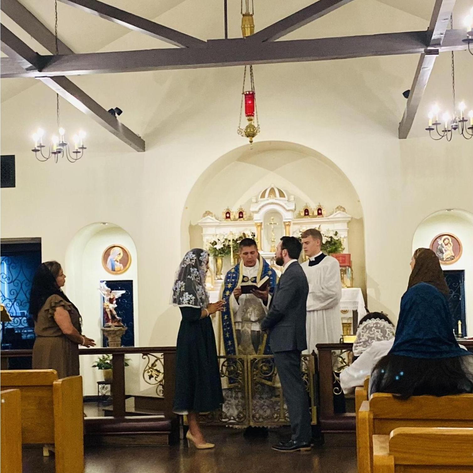 Our betrothal ceremony
