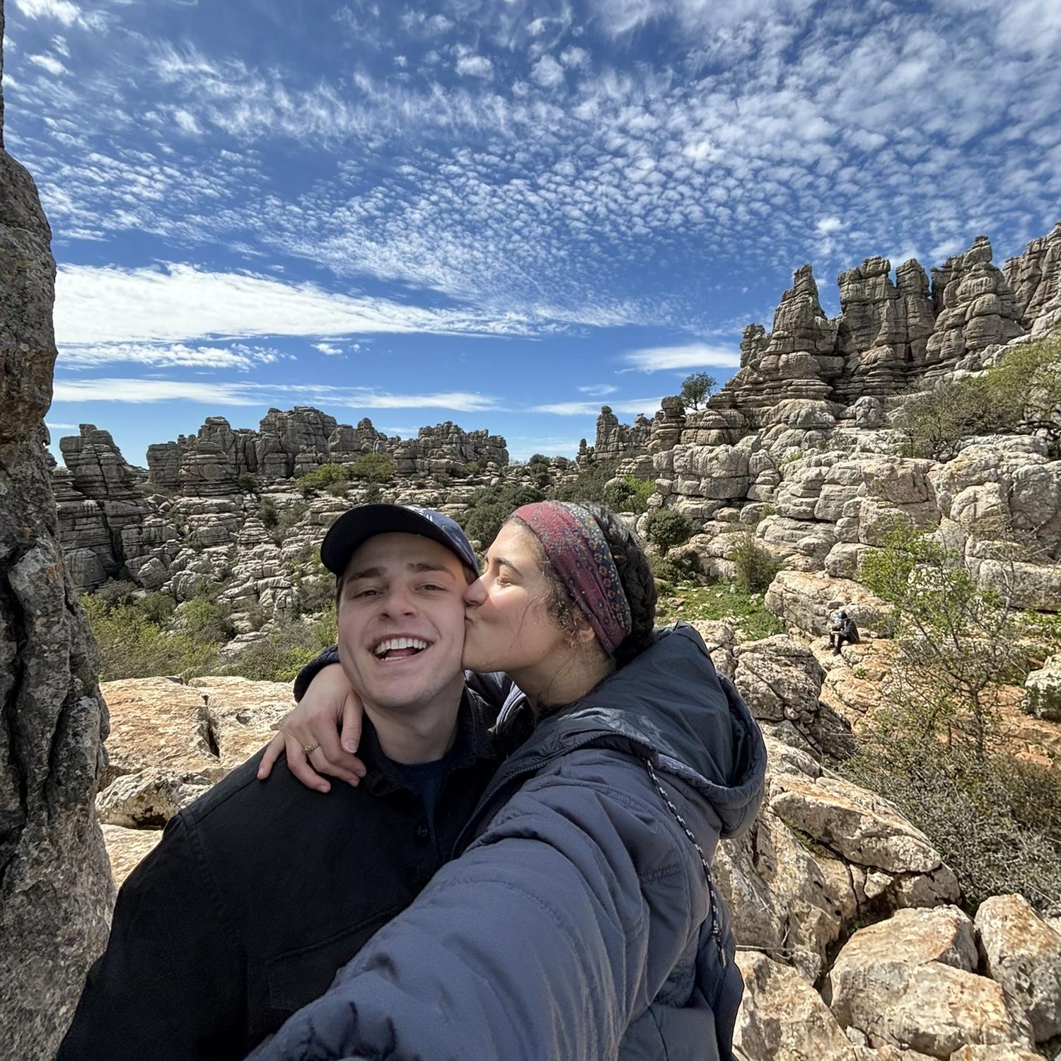 Exploring the Sierra del Torcal mountain range in southern Spain. One of the craziest hikes we've ever done!