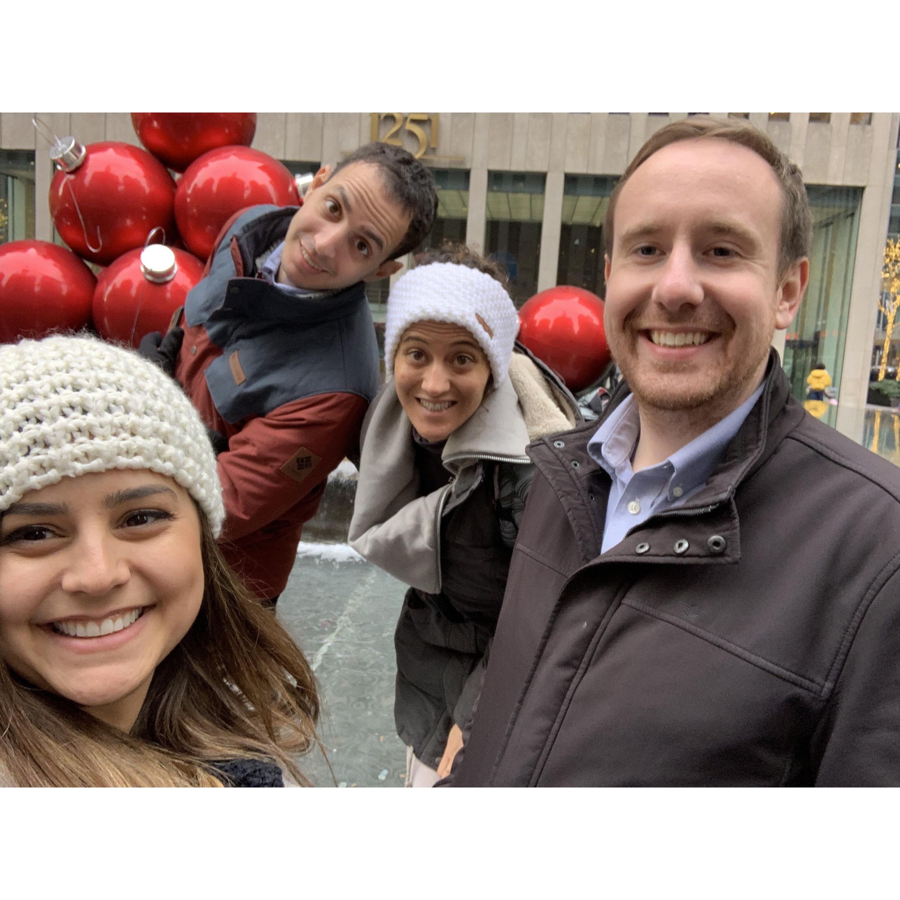 Christmas in NYC! With Gili and Matan, 2018