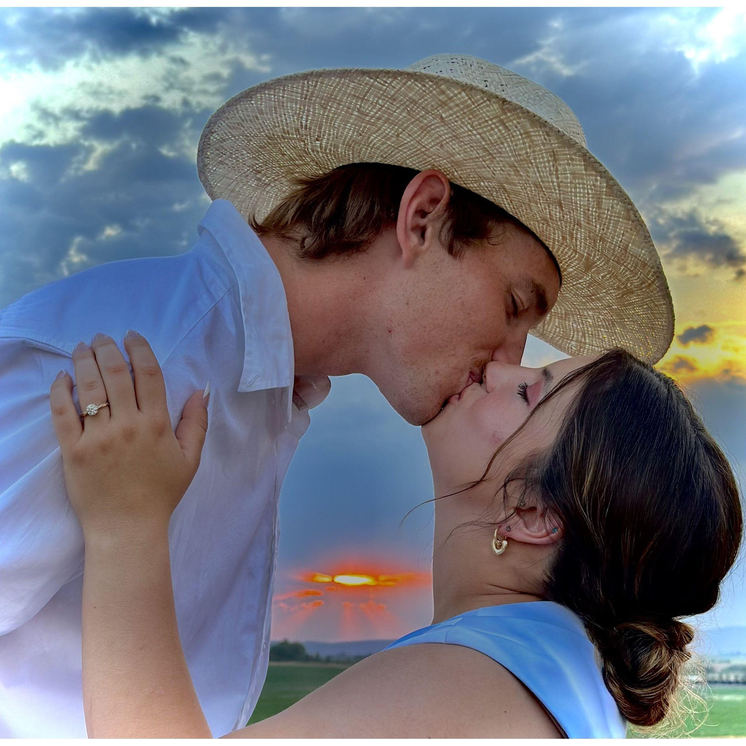 One last kiss before the sun set