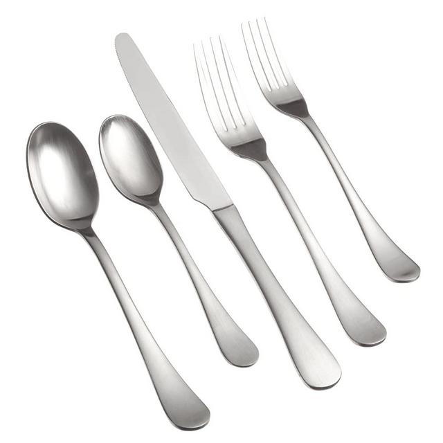 Ginkgo International Bergen 20-Piece Stainless Steel Flatware Set, Service for 4