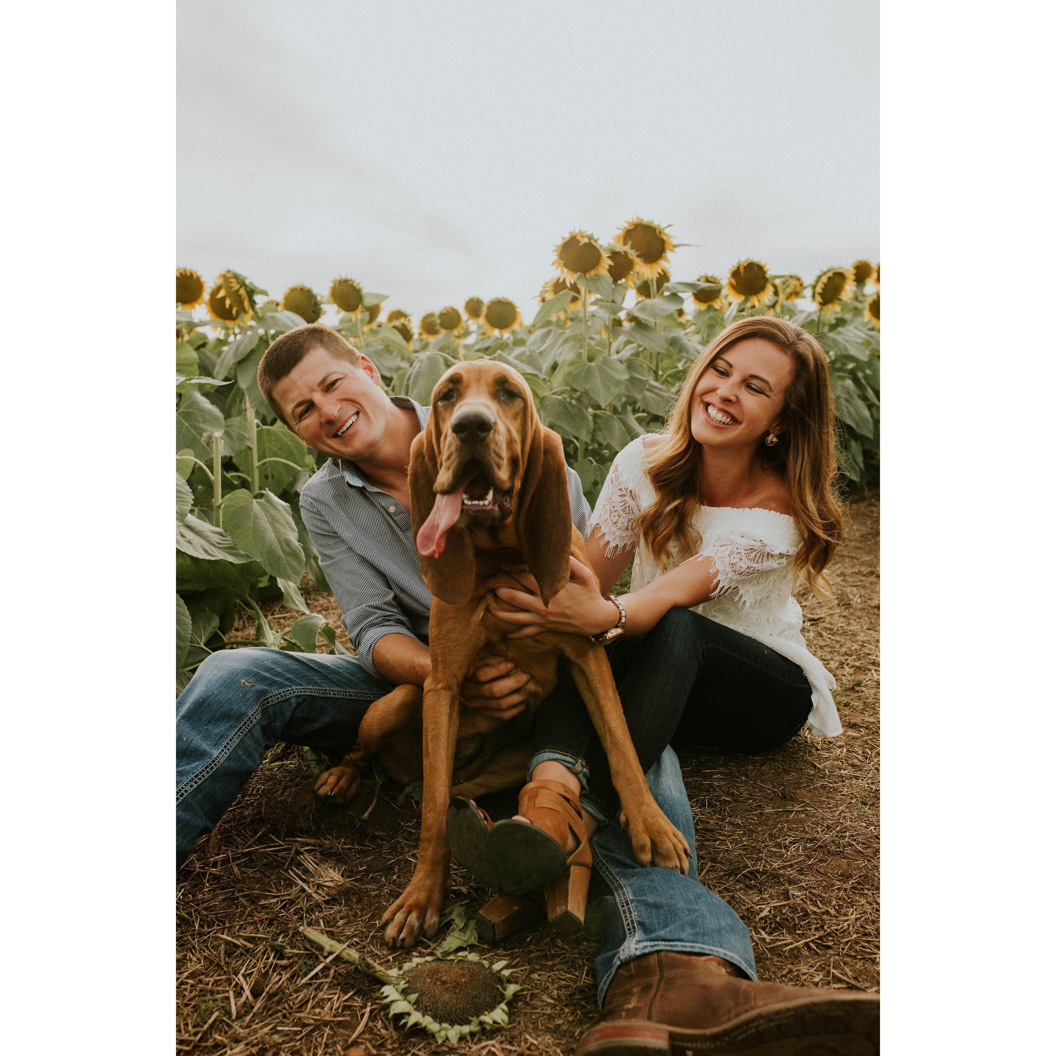 Ellie's first time front of the camera, such a natural