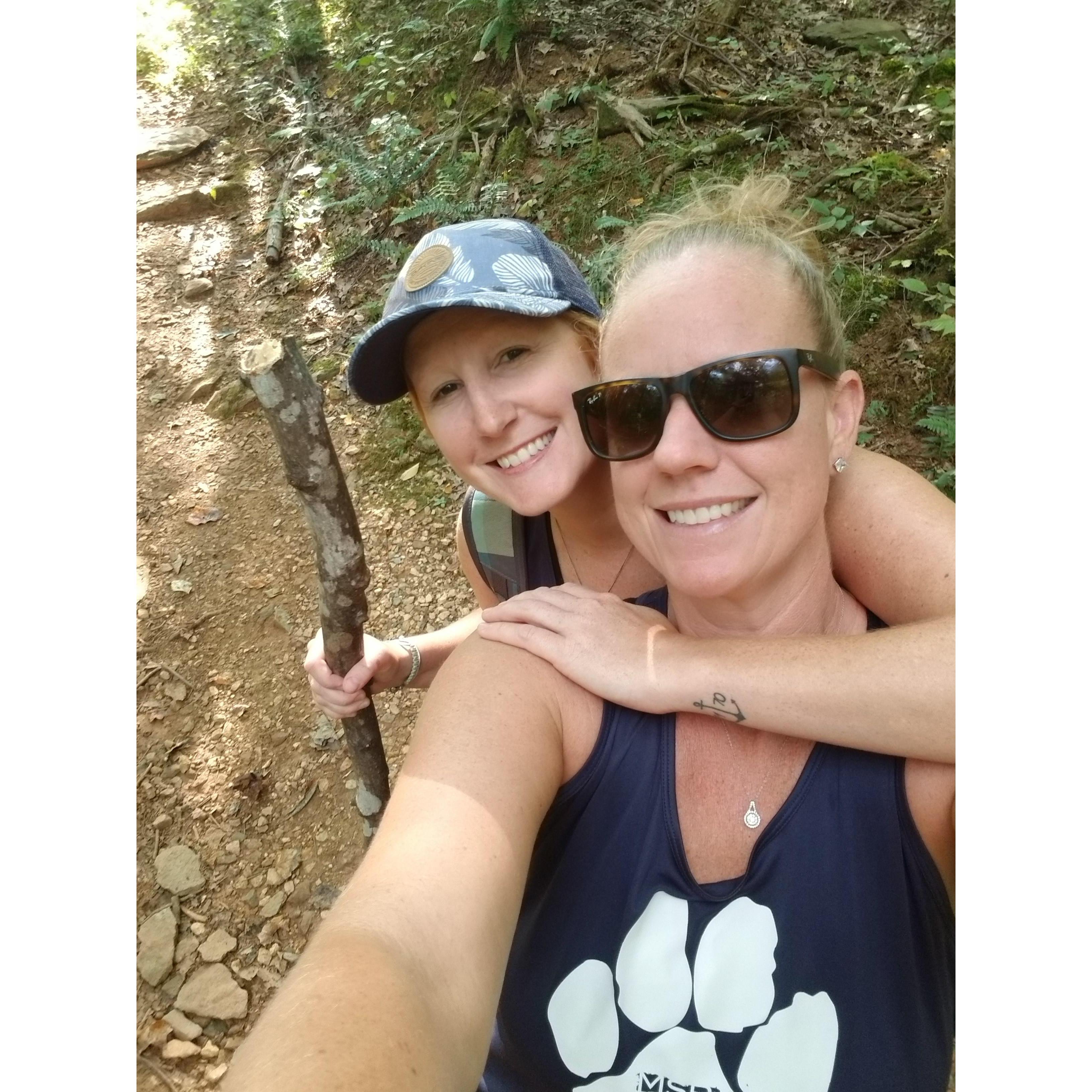 Hiking in Wintergreen, VA