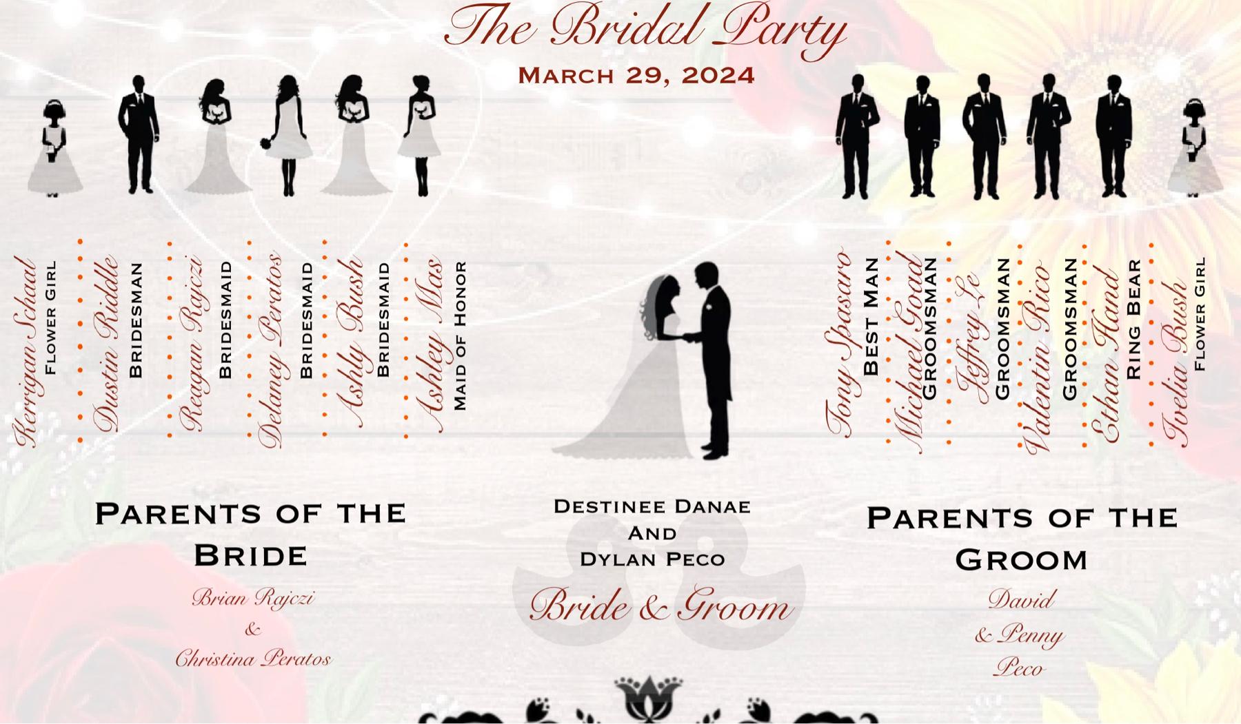 The Wedding Website of Destinee Danae and Dylan Peco