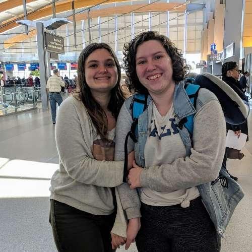 Right before Rose boarded a plane to Germany for six months of long distance, March, 2019