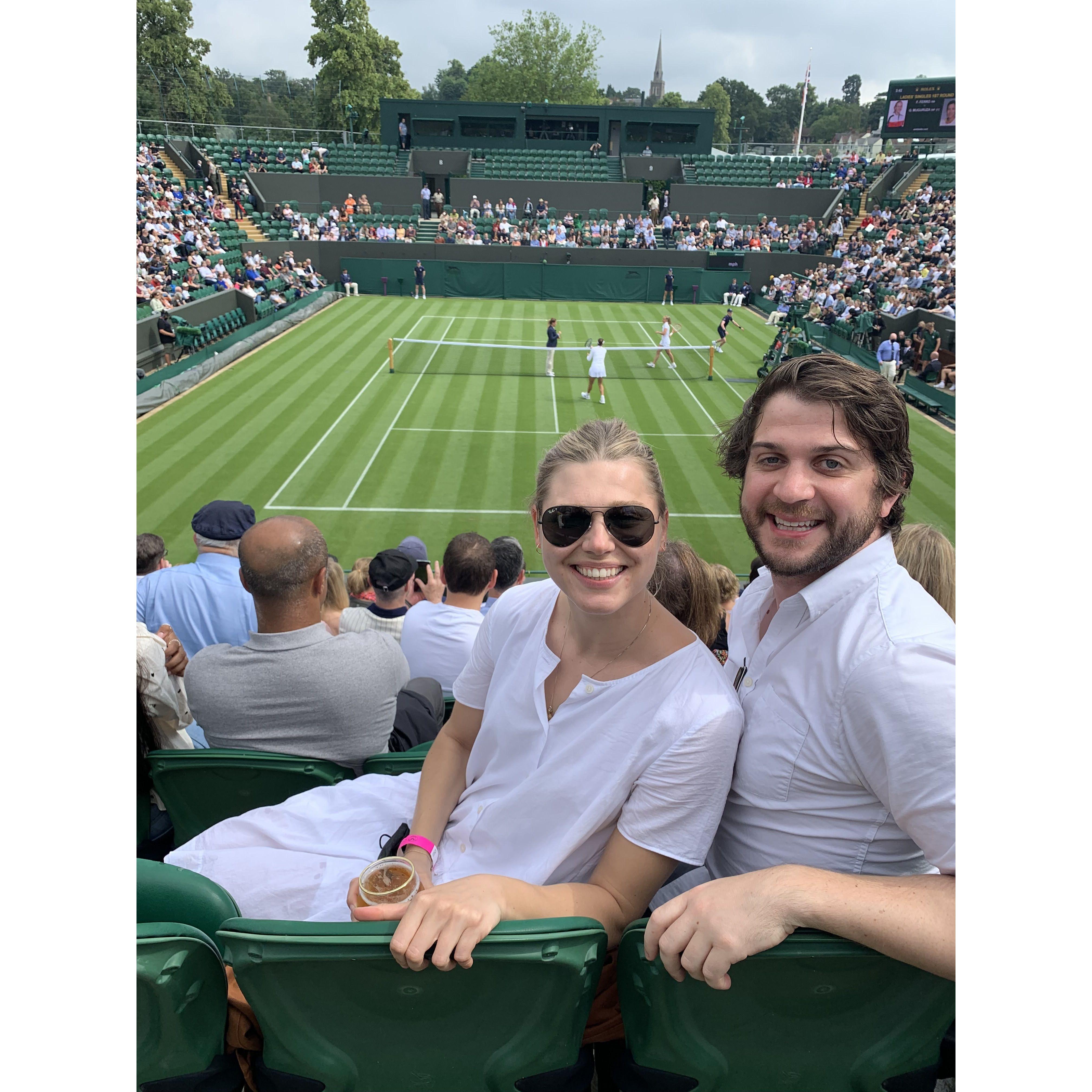 Enjoying Wimbledon!