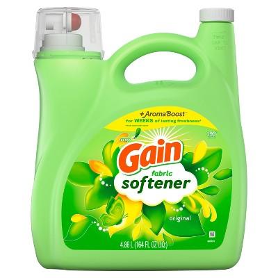 Gain Liquid Fabric Softener - Original Scent - 164 fl oz