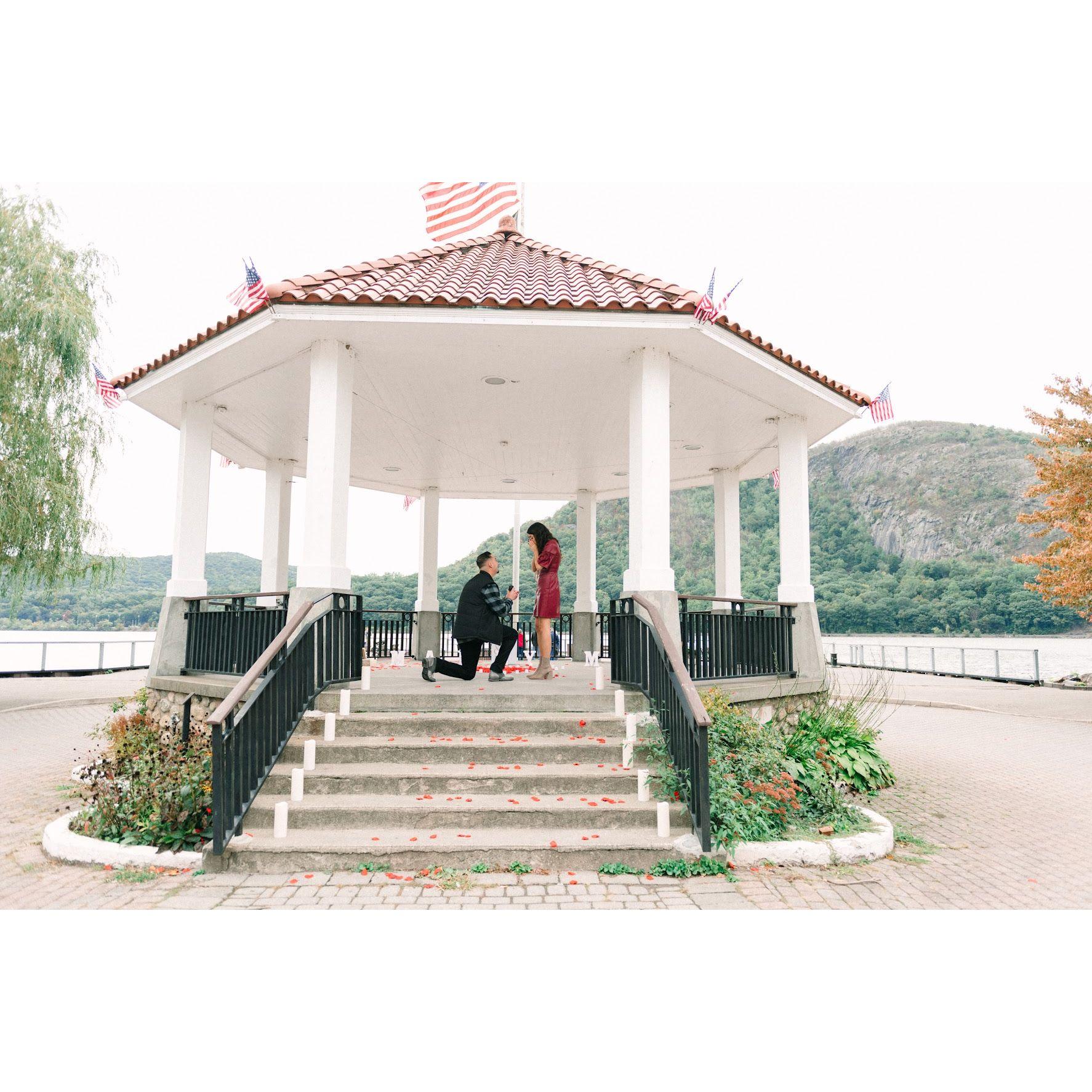 Cold Spring, NY, 10/2/2022 I said Yes!