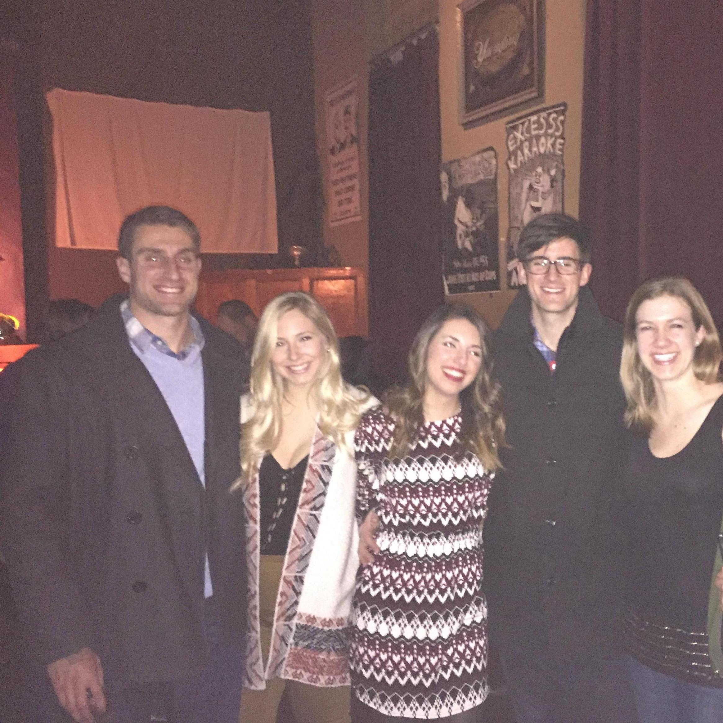 out with work pals 2016