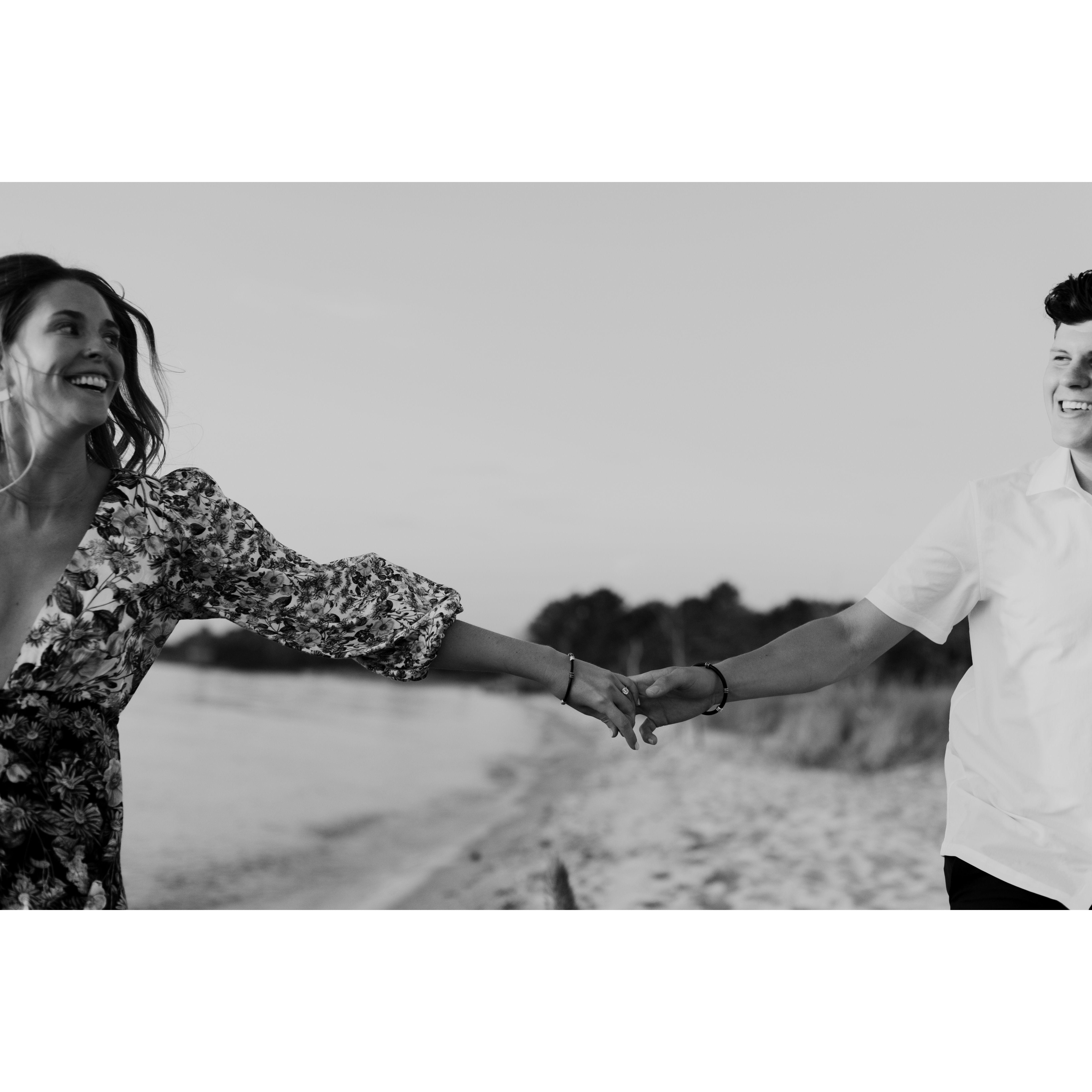 Engagement shoot by our wedding photographer Christine Tustin!