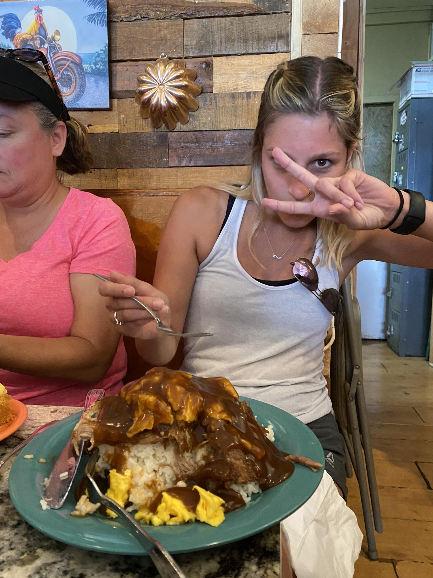 Mariah's fav part of every vacation... The Food