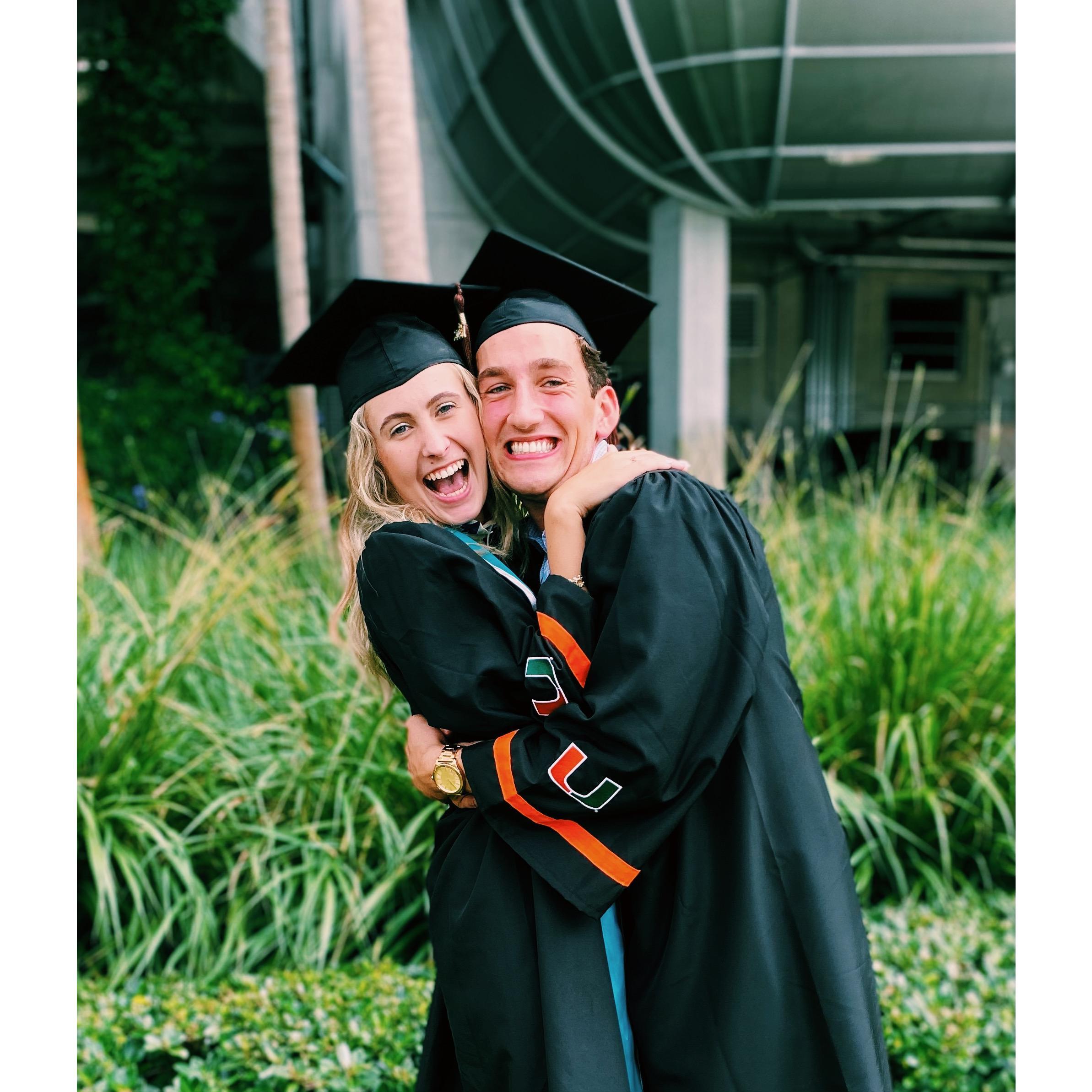 Walked across the stage with my future husband :)