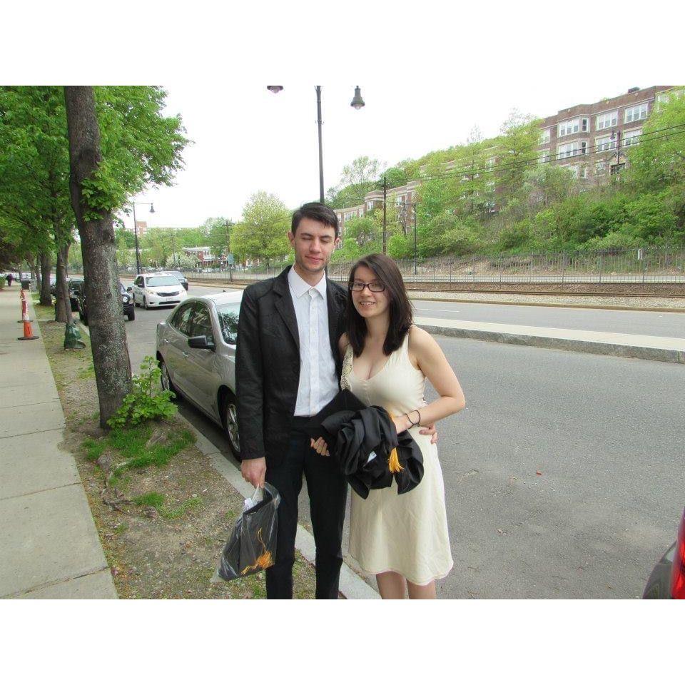 Awkward teenagers graduating college, May 2014.