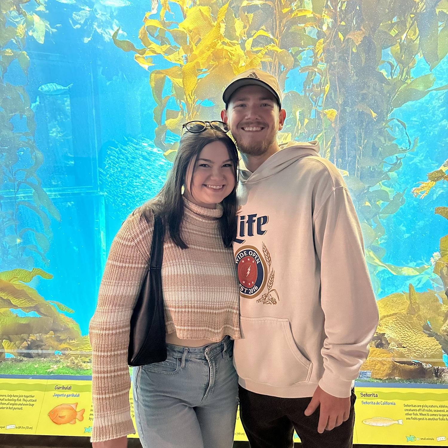 Birthday trip to the Monterey Bay Aquarium.