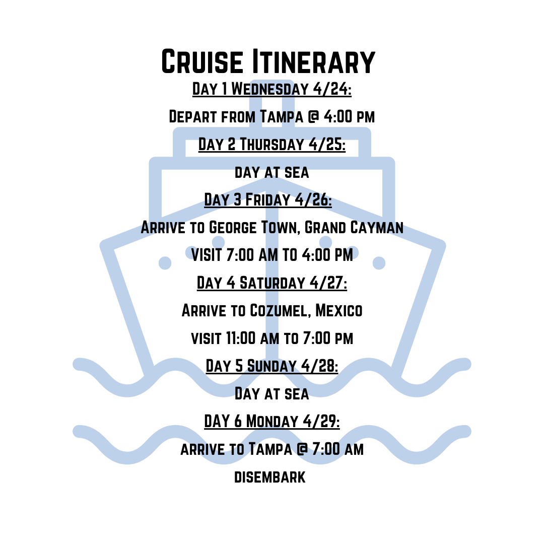 General Cruise Itenerary