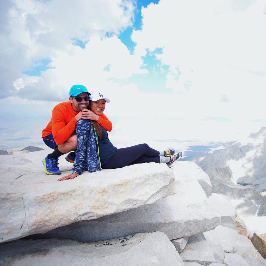 At the top of Mt. Whitney (highest trail in the contiguous U.S.!)