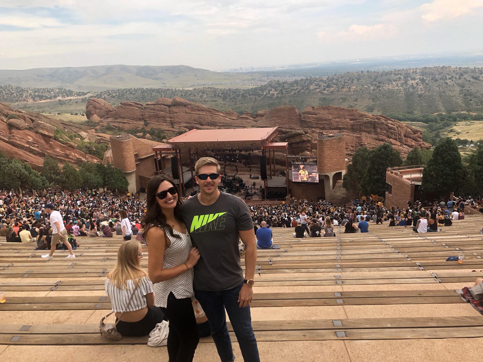 This is where I convinced Travers to love reggae music - Red Rocks Ampitheatre is not a bad place to see your first Rebelution concerts!