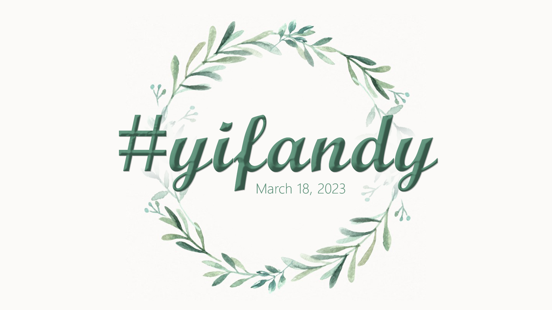 The Wedding Website of Yifan Xu and Andy Peng