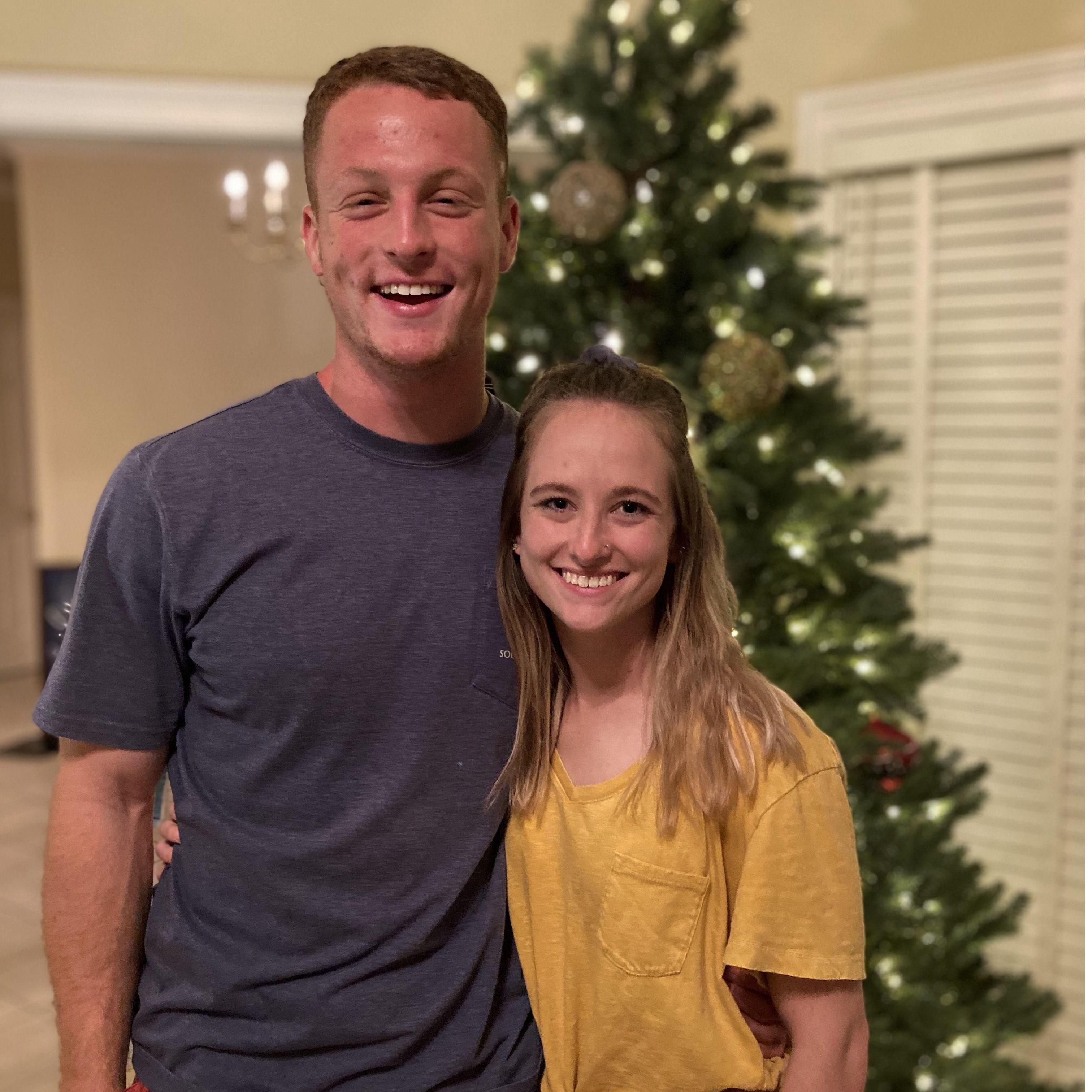 The very beginning! First Christmas and New years, 15 days into dating!