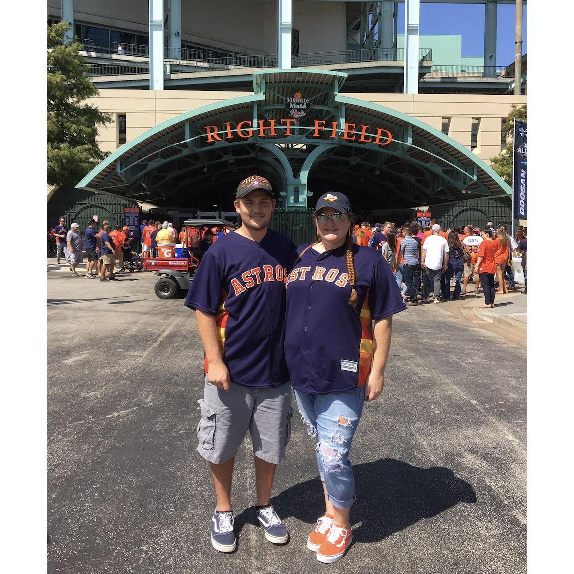 Baseball is our favorite sport! Go Astros!