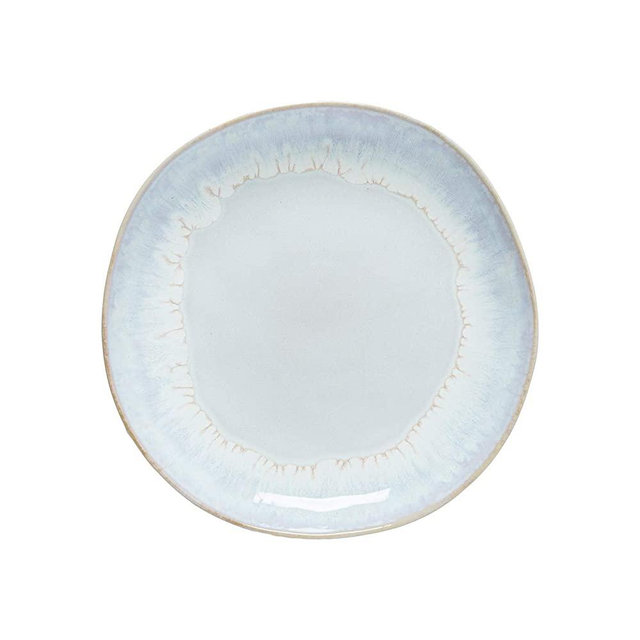 Costa Nova Brisa Collection Stoneware Ceramic Dinner Plate 11", Sal
