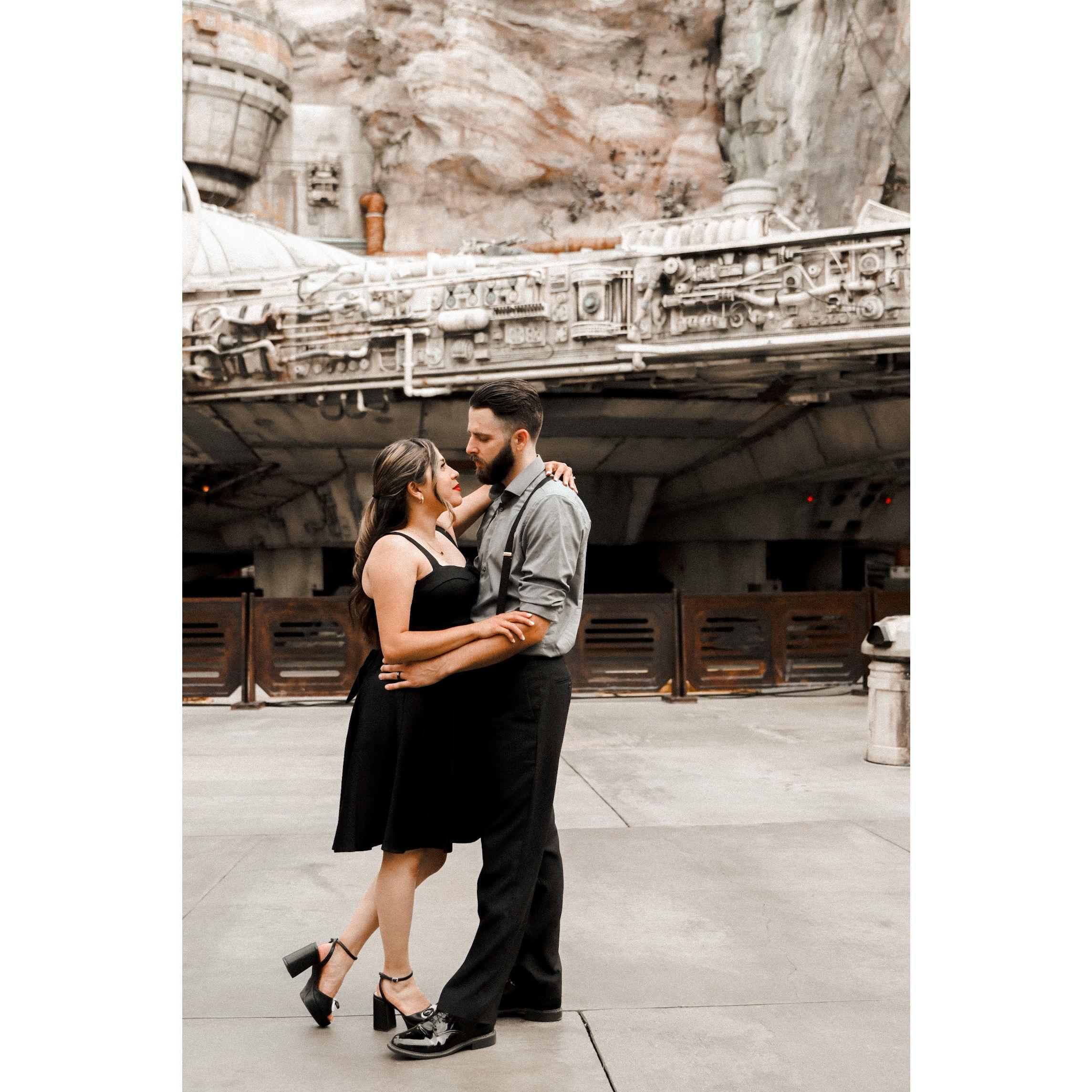 Disneyland Fairytale Engagement Photo shoot