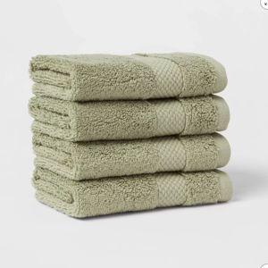 Light Green Washcloth - Performance Plus Bath Towel - Threshold™