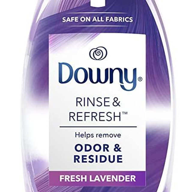 Downy Rinse & Refresh Laundry Odor Remover And Fabric Softener, Fresh Lavender, 48 Fl Oz, Safe On All Fabrics, Gentle On Skin, He Compatible