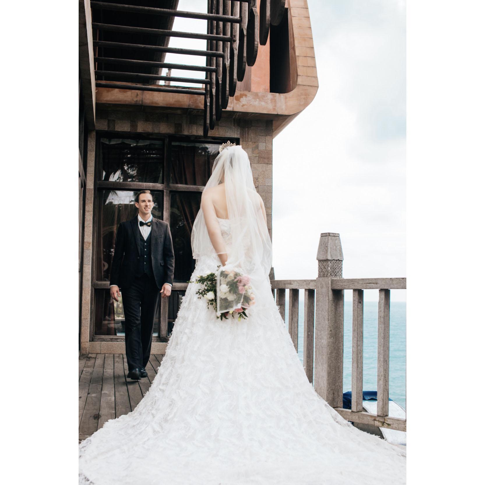 11/30/2019 pre-wedding photo shoot in Sanya, China